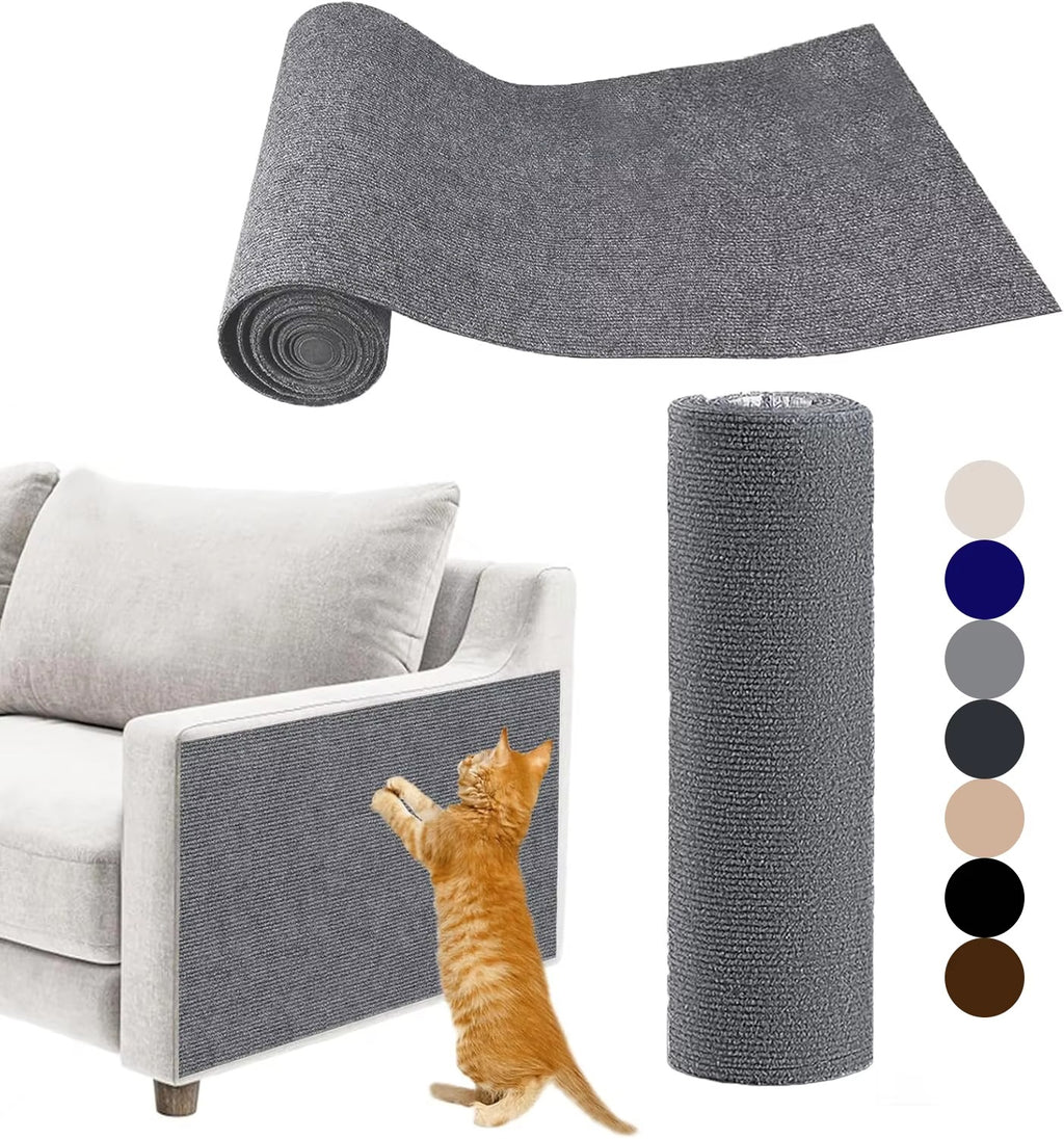 Indoor Cat Carpet Scratcher Pad, Self-Adhesive Pet Mat, Protects Furniture, Easy to Clean, Long-Lasting for Cats
