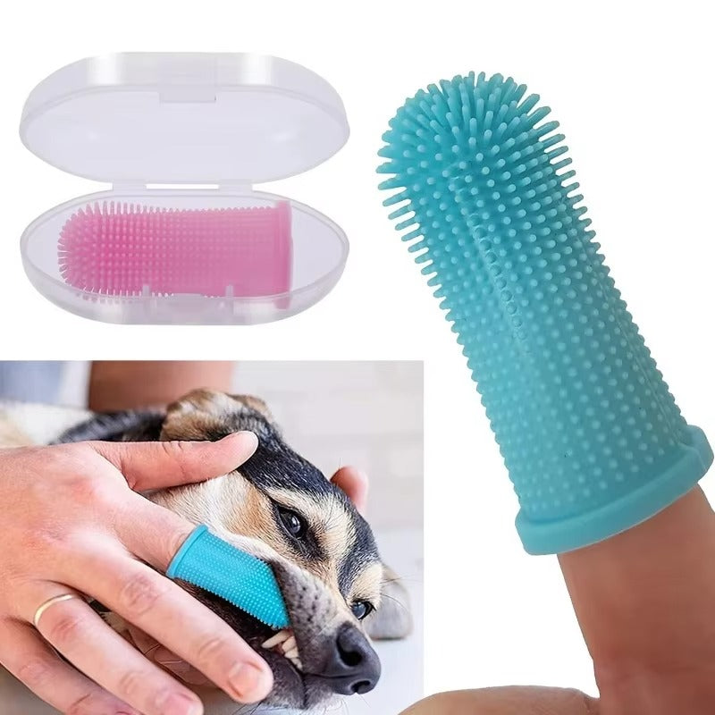 Soft Silicone Finger Toothbrush For Pets – Gentle and Food-Grade Dental Care for Dogs and Cats, Toothbrush for Healthy Teeth