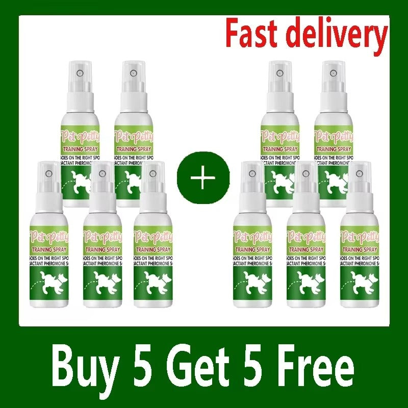 Pet Toilet Training Spray – Helps Encourage Proper Elimination Habits, Effective Indoor Potty Training Aid for Dogs and Puppies