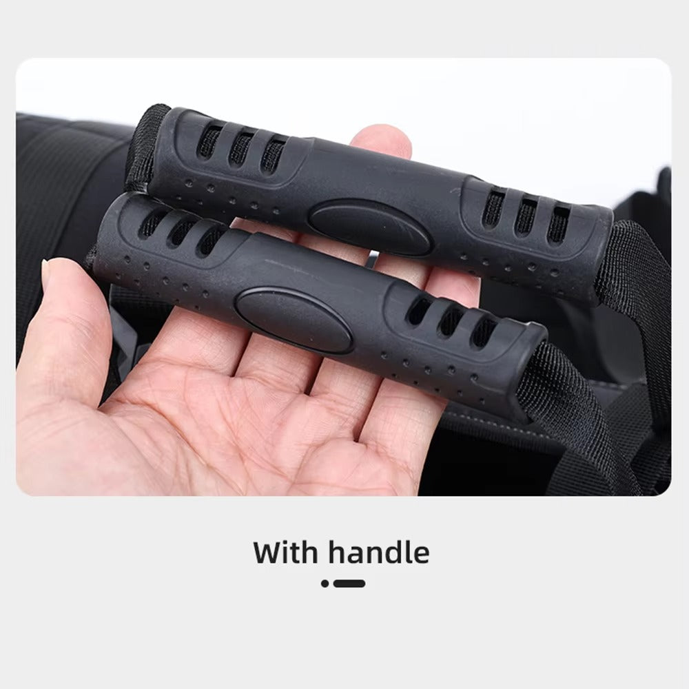 Adjustable Large Dog Backpack Sling Harness, Lightweight and Comfortable Pet Carrier for Hiking, Travel, and Daily Walks