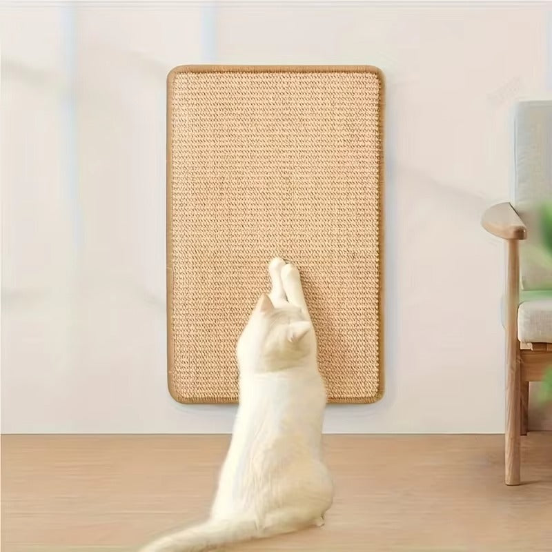 Sofa-Safe Cat Scratch Board, Thick Scratcher for Indoor Cats, Protects Furniture, Easy-to-Use For Cat Toy