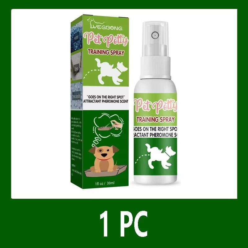 Pet Toilet Training Spray – Helps Encourage Proper Elimination Habits, Effective Indoor Potty Training Aid for Dogs and Puppies