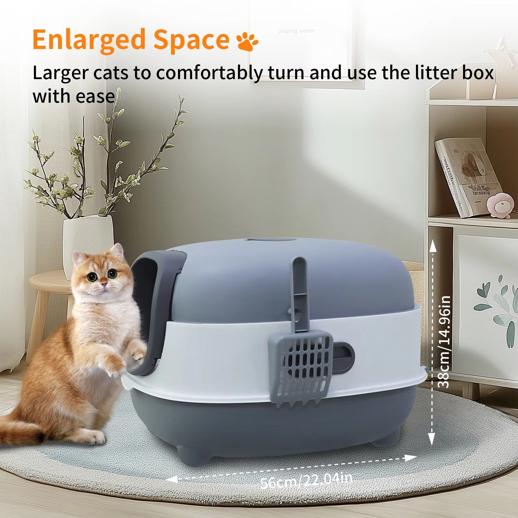 Hooded Litter Box