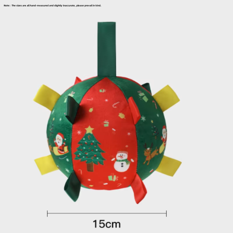 Christmas Squeaky Dog Balls