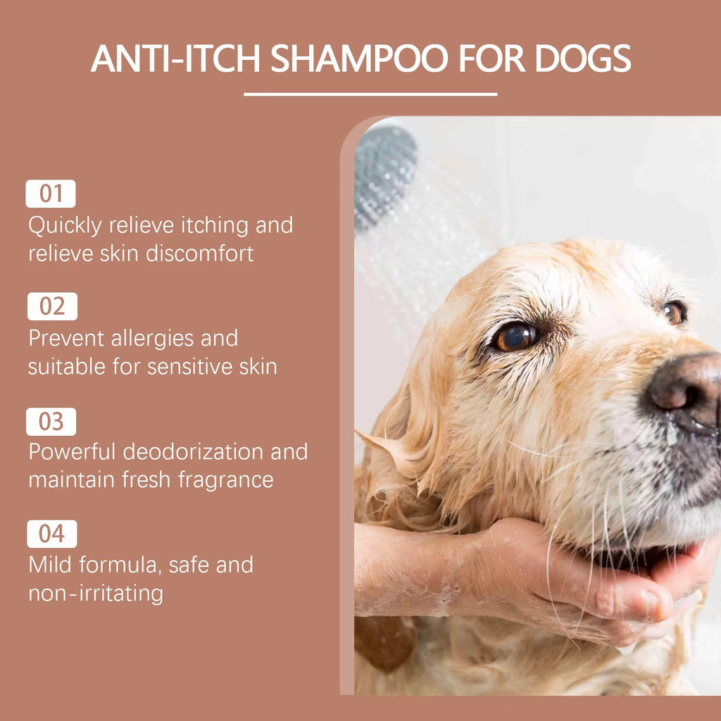Dog Hair Shampoo & Conditioner – Tear-Free, Hypoallergenic Pet Care, Cleans and Conditions for Soft, Smooth, Shiny Coat
